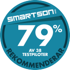 79 % av 40 testpiloter rekommenderar Miele Triflex HX1 Pro sladdlös handdammsugare 